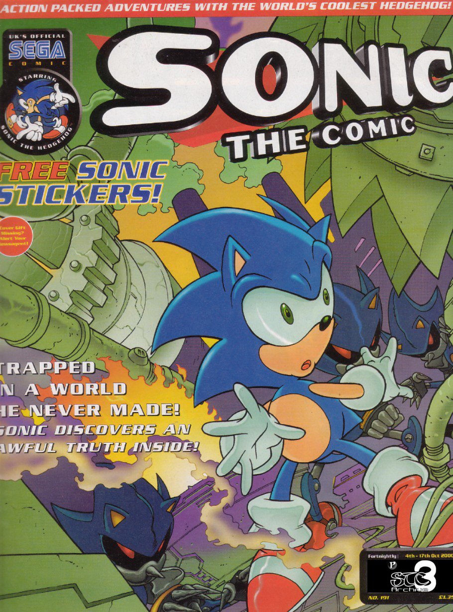 Sonic - The Comic Issue No. 191 Cover Page